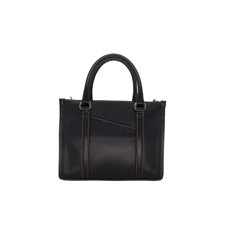 Bolsa Belamina Couro — Preto — foto 3