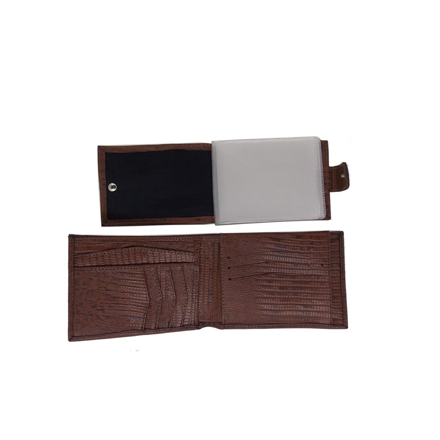 Carteira Masculina Grande Lezar — Caramelo — foto 3