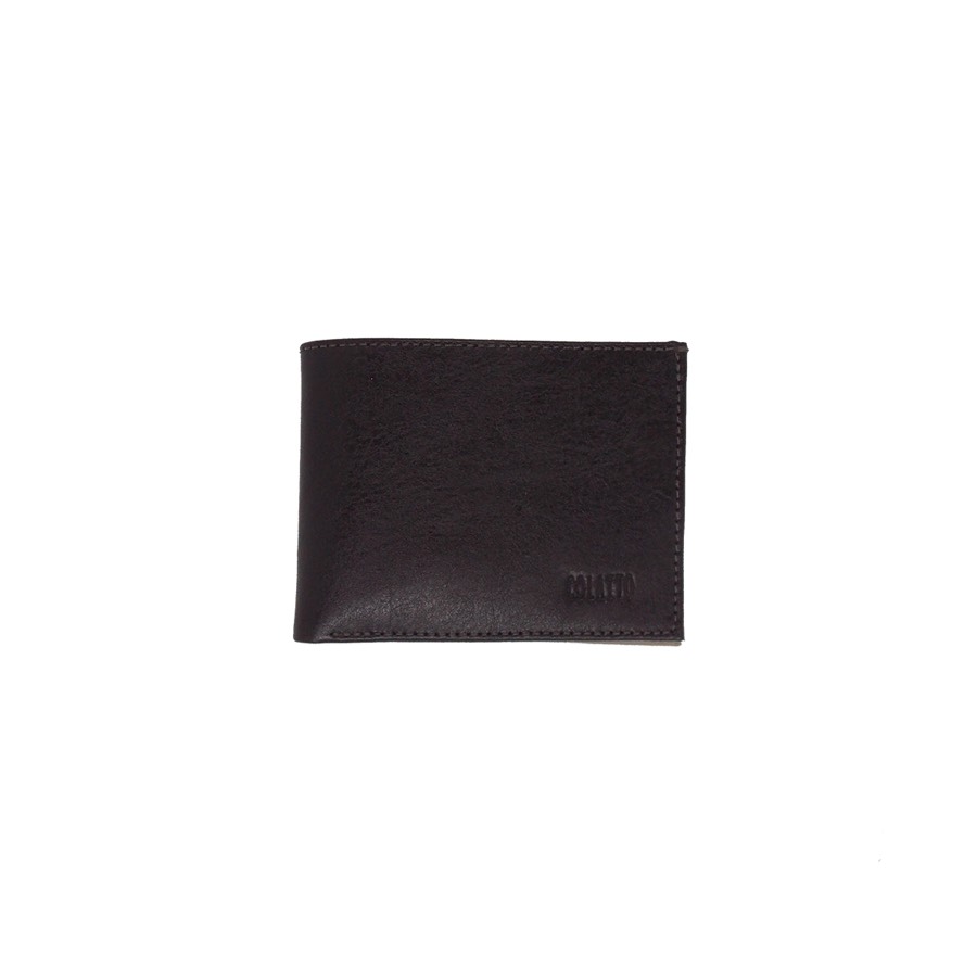 Carteira Masculina Slim — Café com Bege — foto 2